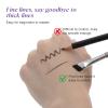 5 Pack Angled Eyeliner Brush, Concealer Brush, Eye Brow Angle Brow Brushes Flat Gel Eye Makeup Contour for Precision Application Beauty Cosmetic Tool for Tinting With Soft Synthetic Hairs view 4