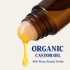 2PCS Organic Castor Oil Roll on Roller Moisturizing Skin Barrier Repair Smooth Skin Soothing Natural Castor Oil view 3