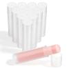 10 PCS Empty Lip Balm Tubes, 5g Tubes Empty, Clear Plastic Rotatable Containers for DIY Lipstick, Perfume Balm and Gift Making view 1