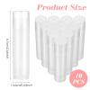 10 PCS Empty Lip Balm Tubes, 5g Tubes Empty, Clear Plastic Rotatable Containers for DIY Lipstick, Perfume Balm and Gift Making view 2