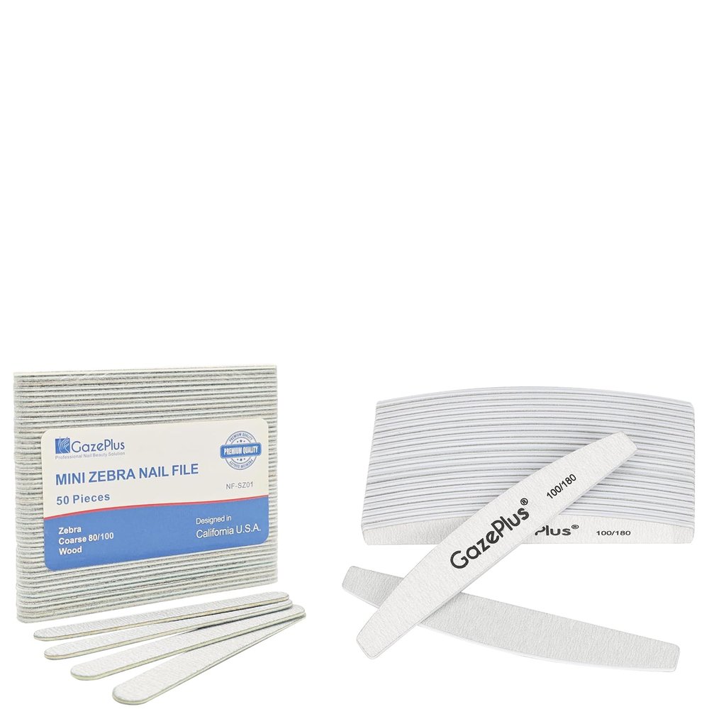 50PCS Mini Nail File & 24PCS Nail File 100/180 Grit