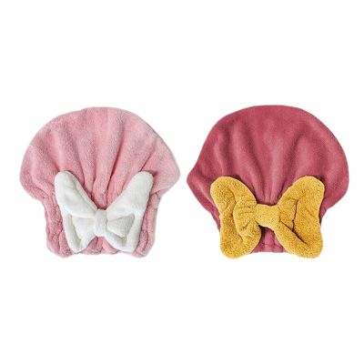 CTYGDQ New Absorbent Hair Towel Wrap for Wet, 2026 Microfiber Drying Towel Women Shower Quick-Drying Towels, Soft Bow Tie Wet Towels for Women Accessories