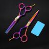 5.5inch Left Hand Professional Hair Scissors Barber Scissors Hairdressing Tools Hair Cutting Shears Sets Salon Haircut Kit view 1