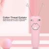 Electric Cotton Thread Epilator for Women - USB Charging Facial Hair Removal Device with Hair Remover (Pink) view 2