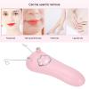Electric Cotton Thread Epilator for Women - USB Charging Facial Hair Removal Device with Hair Remover (Pink) view 4