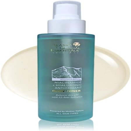 Alaska Glacial Double Cleanse + Glow Hydration Set  Micellar Cleanser + Niacinamide Toner