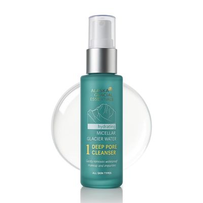 Alaska Glacial Travel Skincare Kit  Cleanse, Tone, Mask & Hydrate (4-Piece Set)
