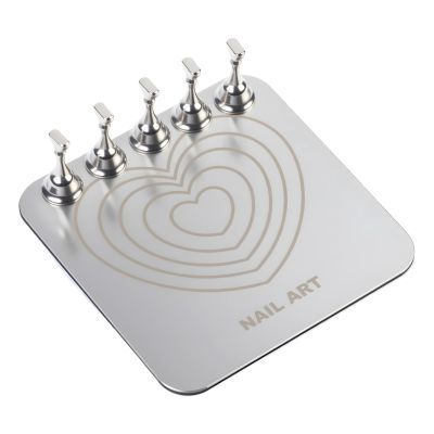 Fake Nail Holder, Stable Magnetic Base Reusable Manicure Display Stand, DIY Nail Salon Supplies for Women, Mom, Wife, Girlfriend, Girls, Beginners, Professionals