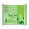 Simple Kind To Skin Cleansing Makeup Remover Wipes - Vegan Facial Cleanser Wipes with Vitamin B5 and E - Removes Waterproof Makeup - 4 pc view 1