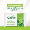 Simple Kind To Skin Micellar Makeup Remover Wipes - Face Wipes Instantly Remove Waterproof Makeup - Enriched with Vitamin B5 and E - Vegan - 2 pc view 2