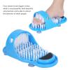 Estink Shower Foot Scrubber, Remove Dead Skin Relieve Pressure Massage Feet Cleaner with Suction Cups, for Bathroom Bathtub view 4