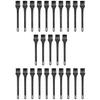 BETOOKY 25pcs Cleaning Brushes for Humidifier Hair Clipper Razor and Keyboard Portable Multi Use Cleaning Brush Set Black view 1