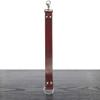 2" Burgundy Latigo Leather Starter Strop with Nickel D-Rings view 1