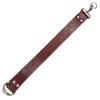 2" Burgundy Latigo Leather Starter Strop with Nickel D-Rings view 2