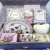 Lavender Gift Basket for Women, Spa Self Care Gift Set with Ceramic Cup, Teddy Bear and Soap, Birthday Gift for Her view 2