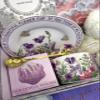 Lavender Gift Basket for Women, Spa Self Care Gift Set with Ceramic Cup, Teddy Bear and Soap, Birthday Gift for Her view 3