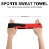 BESCHOC Funny Creative Dinosaurs Eat People Red Headband for Men Sweatband Headbands for Running, Cycling, Football, Yoga, Unisex Hairband view 2