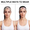 BESCHOC Headbands Men & Women Cartoon Koala Bear Strawberry Flower Leaf Light Pink Sweat Bands for Tennis, Basketball, Running, Gym, Working view 3