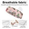 BESCHOC Headbands Men & Women Cartoon Koala Bear Strawberry Flower Leaf Light Pink Sweat Bands for Tennis, Basketball, Running, Gym, Working view 4