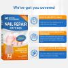 32 Pcs Nail Repair Patches, Nail Repair for Damaged Nails and Appearance of Discolored view 3