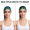 BESCHOC Cool Lightning Cyan Wolf Art Headband for Men Women Sweatband Sweat Wicking Workout Head Band for Sports, Running, Tennis, Yoga, Soccer view 3