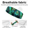BESCHOC Cool Lightning Cyan Wolf Art Headband for Men Women Sweatband Sweat Wicking Workout Head Band for Sports, Running, Tennis, Yoga, Soccer view 4