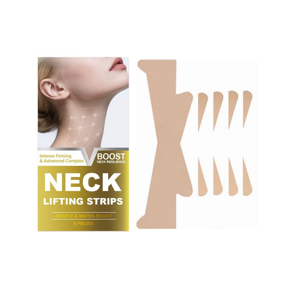 Neck Lifting Strips for Moisturizing, Firming, Smoothing and Daily Neck Skin Care with Gentle Adhesive