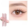 MsCalido Double Head Eyebrow Pencil, 3D Eyeshadow Pencil, Dual-Ended with Highlighter, Long-Lasting Waterproof Makeup Tool (DC03) view 2