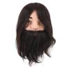 Male Mannequin Head with Beard Simulation Premium Barber Manikin Head Model for Hair Styling Practice and Professional Display Resin PVC Material view 1