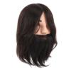 Male Mannequin Head with Beard Simulation Premium Barber Manikin Head Model for Hair Styling Practice and Professional Display Resin PVC Material view 2