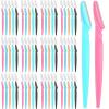 12 Pieces of Eyebrow and Beard Trimmers, Multi-purpose Facial Razors, Exfoliating Skin Scraping Tools, Eyebrow Trimmers with Safety Covers, Facial Hair Removal Kits view 1