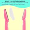 12 Pieces of Eyebrow and Beard Trimmers, Multi-purpose Facial Razors, Exfoliating Skin Scraping Tools, Eyebrow Trimmers with Safety Covers, Facial Hair Removal Kits view 3