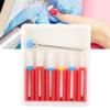 7Pcs Nail Drill Bit Set, Professional Manicure Pedicure Bits, Ceramic Tungsten Steel Electric Burr Polishing Machine Cutters with 3 Types for Nails Plastic Metal Stone Ceramic Tile (GH-01) view 3