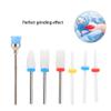 7Pcs Nail Drill Bit Set, Professional Manicure Pedicure Bits, Ceramic Tungsten Steel Electric Burr Polishing Machine Cutters with 3 Types for Nails Plastic Metal Stone Ceramic Tile (GH-01) view 4
