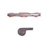 TPVJEWELRY Fits Replacement for Dyson OEM 917390-02, 915934-01, DC24 10" Dowel Brushroll W/End Caps High for Reliable Component, Precision, Stable Performance view 1