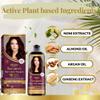 K.o.k.i.la Organic Burgundy Hair Colour Shampoo, 9 Herbal Extracts, No PPD, No Ammonia, No Parabens,10 Minutes Application, All.In.One Shampoo Color Conditioner,400ml,10 Pair Free Gloves,for Women&Men view 2