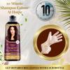 K.o.k.i.la Organic Burgundy Hair Colour Shampoo, 9 Herbal Extracts, No PPD, No Ammonia, No Parabens,10 Minutes Application, All.In.One Shampoo Color Conditioner,400ml,10 Pair Free Gloves,for Women&Men view 3