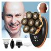 7D Floating Electric Shaver,Compatible With Men Wet & Dry Rechargeable Beard Trimmer with LCD Display, Bald Head Shaving Razor Machine(Golden-Pro) view 2