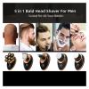 7D Floating Electric Shaver,Compatible With Men Wet & Dry Rechargeable Beard Trimmer with LCD Display, Bald Head Shaving Razor Machine(Golden-Pro) view 4