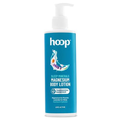 H.O.O.P Magnesium Sleep Body Lotion 8.45 fl oz | Topical Magnesium Chloride for Restful Sleep & Muscle Recovery | Soothing Night Moisturizer for Cramps, Relaxation & Stress Relief