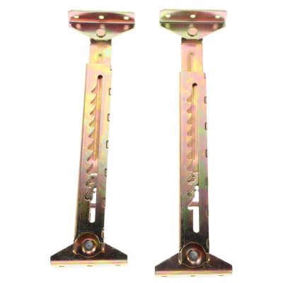 2pcs Telescopic Pull Rod for Beauty Bed - Adjustable Height Angle Lifting Mechanism Bracket for Spa Table Massage Bed Salon Equipment