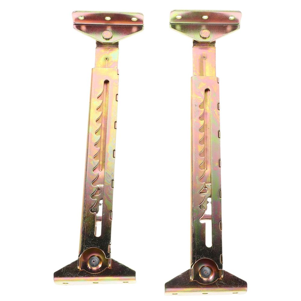 2pcs Telescopic Pull Rod for Beauty Bed - Adjustable Height Angle Lifting Mechanism Bracket for Spa Table Massage Bed Salon Equipment