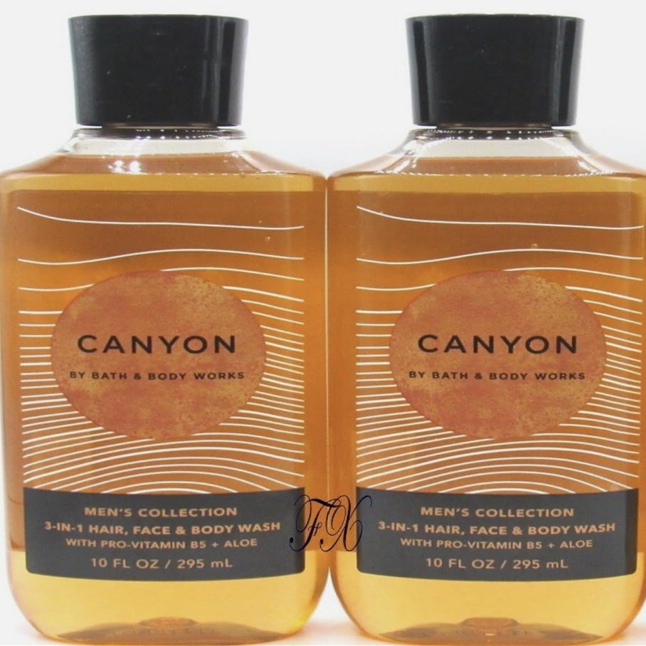 2 Men's Collection CANYON 3-in-1 Hair Face bath Body Wash