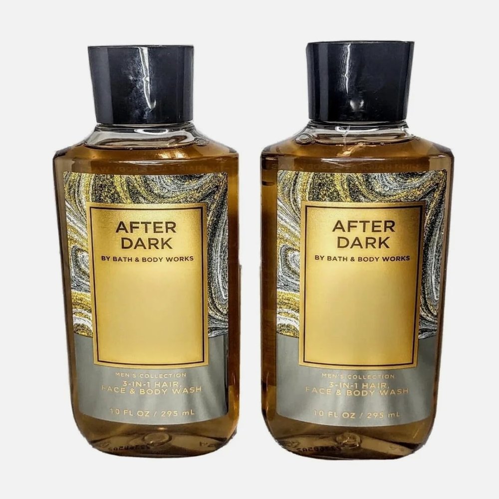 2 Men's Collection AFTER DARK 3-in-1 Hair Face bath Body Wash