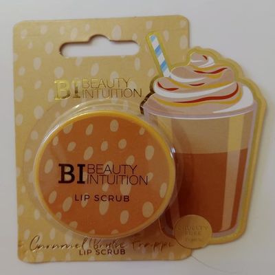Carmel Brulee Frappe Lip Scrub Beauty Intuition 0.28 oz