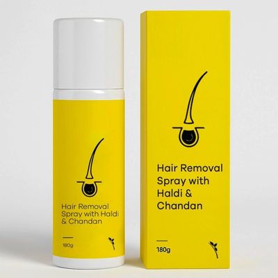 MA Haldi Chandan Hair Removal Cream Spray | Painless Body Hair Removal Spray (180 ml)