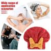 Absorbent Head Wrap Cap - 27x26cm Wet Hair Drying, Soft Gentle Bowknot Design, Versatile Cap Wrap Function, Simplifies Hair Care, Home Vacation Beach Swimming Shower | for Bathing Gym Routine view 4