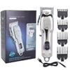 Dlioutrnm USB Charging Salon Electric Hair Clipper, Professional Hair Trimmer with, Adjustable Comb for 3mm/6mm/9mm/12mm Length, Rechargeable Hair Cutting Machine for M view 1