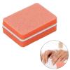 Professional Nail Buffer Block Sanding File 30pcs High Density Sponge Core Nail Art Tools for Manicure Pedicure Home Salon Acrylic Gel Nails (Orange) view 2