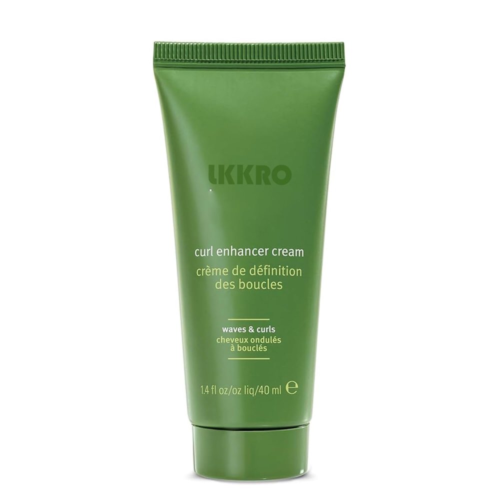IKKRO Curl Enhancer Cream for Waves and Curls, 1.4 fl oz, Hair Styling Cream with Kokum Seed Butter